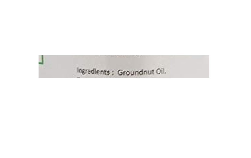 Vision Fresh Premium Organic Groundnut Oil (Moungfali Oil)   Bottle  1 litre